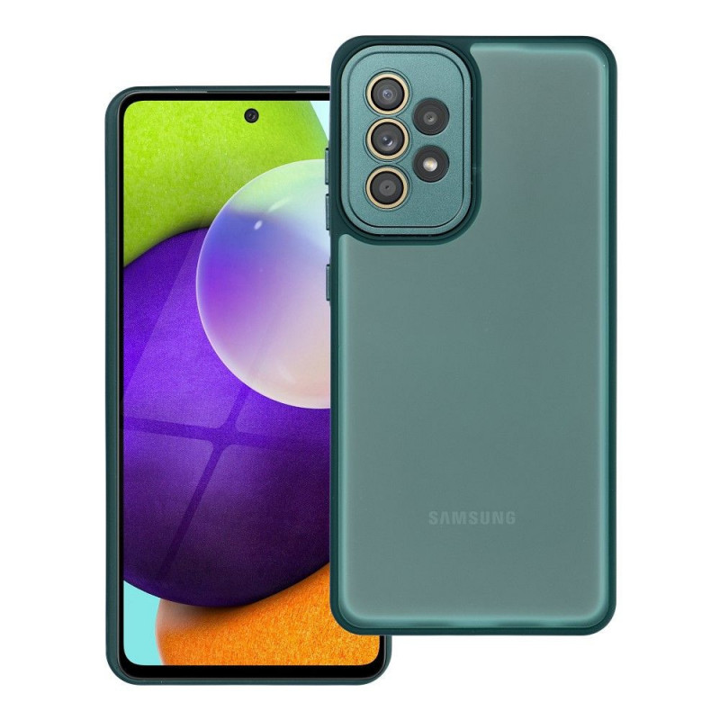 Kryt VARIETE na Samsung Galaxy A52 5G Elegant  Tmavo zelený