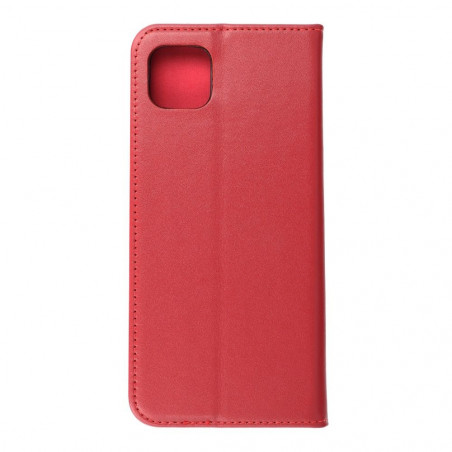Peňaženkové puzdro Leather case SMART PRO na Samsung Galaxy A22 5G Elegant Vinovo červený