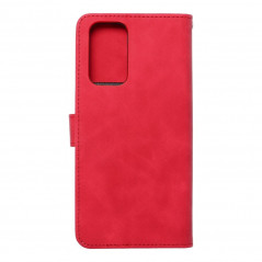 Peňaženkové puzdro MEZZO Book na XIAOMI Redmi Note 10 Pro Červený