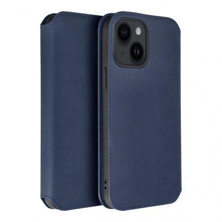 Peňaženkové puzdro Dual Pocket book na XIAOMI Redmi Note 13 4G Tmavší modrý