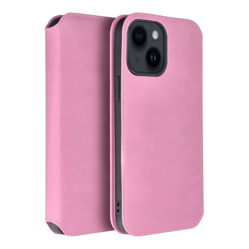 Peňaženkové puzdro Dual Pocket book na XIAOMI Redmi Note 13 5G Svetlo ružový