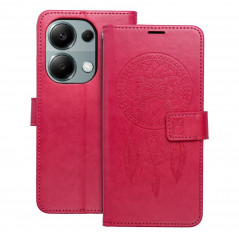Peňaženkové puzdro MEZZO Book na XIAOMI Redmi Note 13 Pro 4G Lapač snov  Purpurový