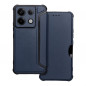 Peňaženkové puzdro Razor Book na XIAOMI Redmi Note 13 Pro 5G Uhlíkové vlákno, Karbónový vzor  Modrý