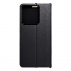 Peňaženkové puzdro LUNA Book Gold na XIAOMI Redmi Note 13 5G Elegant  Čierny