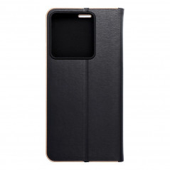 Peňaženkové puzdro LUNA Book Gold na XIAOMI Redmi Note 13 Pro 5G Elegant  Čierny