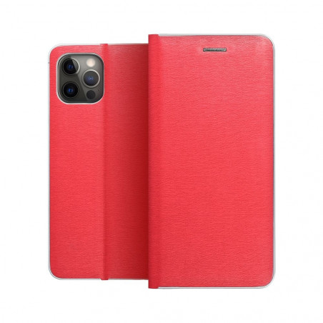 Peňaženkové puzdro LUNA Book Gold na XIAOMI Redmi Note 13 Pro 5G Elegant Červený