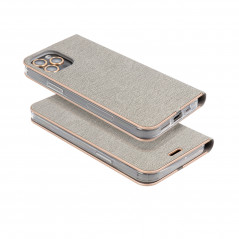 Peňaženkové puzdro LUNA Book Gold na XIAOMI Redmi Note 13 Pro 5G Elegant  Strieborný