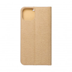 Peňaženkové puzdro LUNA Book Gold na XIAOMI Redmi Note 13 Pro 5G Elegant Zlatý