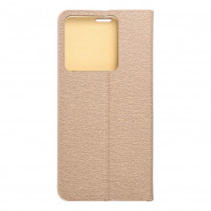 Peňaženkové puzdro LUNA Book Gold na XIAOMI Redmi Note 13 Pro 5G Elegant  Zlatý