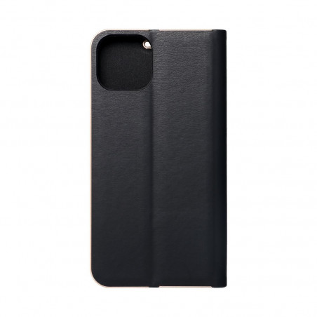 Peňaženkové puzdro LUNA Book Gold na XIAOMI Redmi Note 13 Pro Plus 5G Elegant Čierny