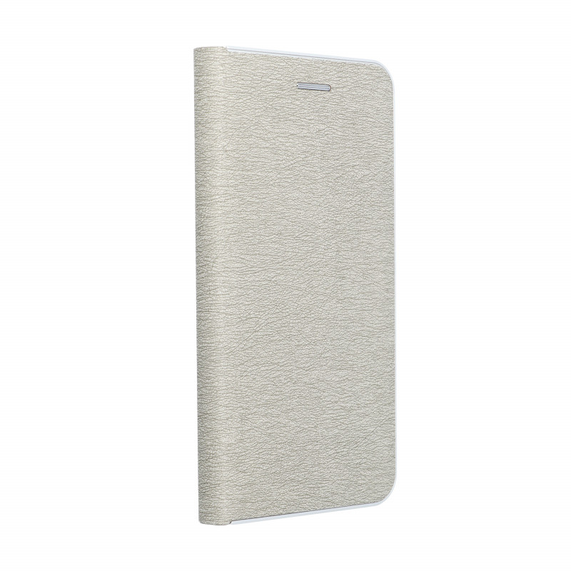 Peňaženkové puzdro LUNA Book Gold na XIAOMI Redmi Note 13 Pro Plus 5G Elegant  Strieborný