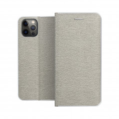 Peňaženkové puzdro LUNA Book Gold na XIAOMI Redmi Note 13 Pro Plus 5G Elegant  Strieborný