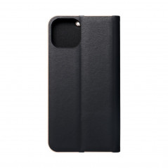 Peňaženkové puzdro LUNA Book Gold na XIAOMI Redmi Note 13 Pro 4G Elegant Čierny