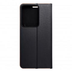 Peňaženkové puzdro LUNA Book Gold na XIAOMI Redmi Note 13 Pro 4G Elegant  Čierny