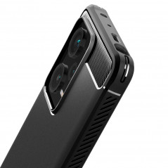 Kryt Spigen Armor na XIAOMI Redmi Note 12 Pro Plus 5G Uhlíkové vlákno, Elegant  Čierny