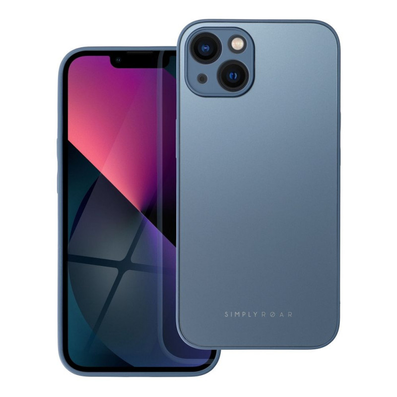 Kryt Roar Matte Glass na Apple iPhone 13 Štýlový  Modrý