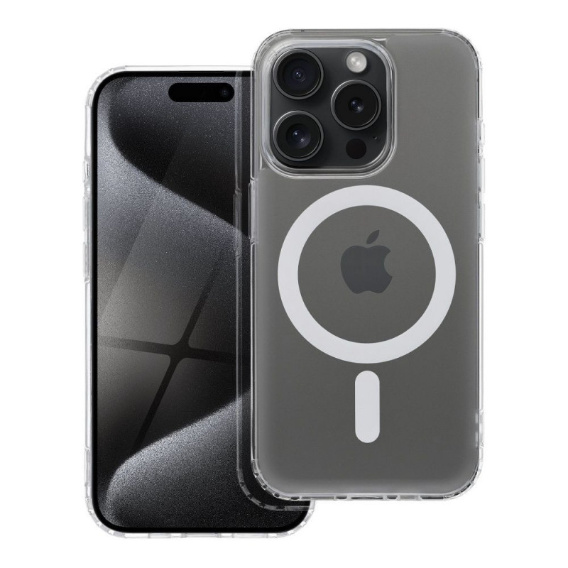 Kryt Frost Mag na Apple iPhone 14 MagSAFE  Transparentný