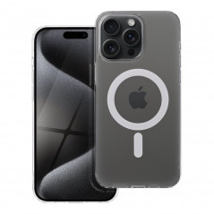 Kryt Frost Mag na Apple iPhone 15 Pro Max MagSAFE  Transparentný