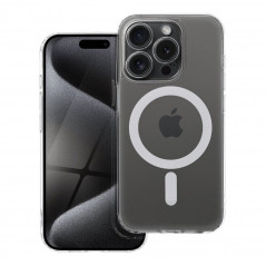 Kryt Frost Mag na Apple iPhone 15 Pro MagSAFE  Transparentný