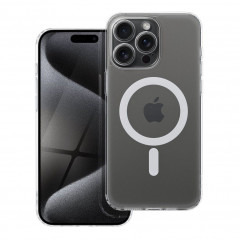 Kryt Frost Mag na Apple iPhone 15 Pro Max MagSAFE  Transparentný