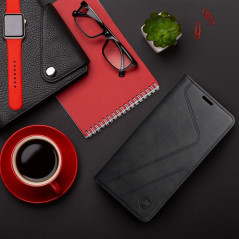 Peňaženkové puzdro Forcell F-PROTECT RFID Blocker Book na XIAOMI Redmi Note 13 Pro 5G Elegant  Čierny