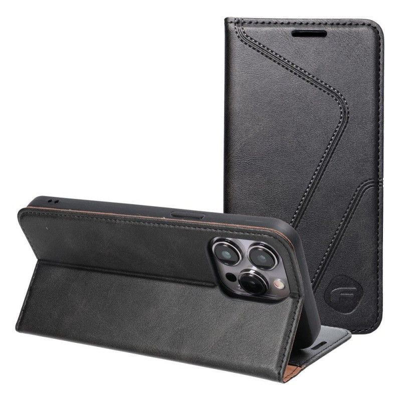 Peňaženkové puzdro Forcell F-PROTECT RFID Blocker Book na XIAOMI Redmi Note 13 Pro Plus 5G Elegant  Čierny