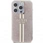Kryt Guess 4G Gold Stripe na Apple iPhone 14 Pro Max Elegant  Ružový