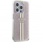 Kryt Guess 4G Gold Stripe na Apple iPhone 14 Pro Max Elegant  Ružový