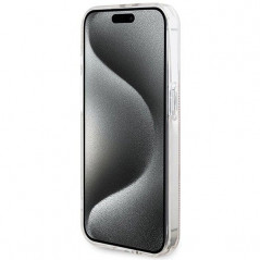 Kryt Guess 4G Gold Stripe na Apple iPhone 14 Pro Max Elegant  Ružový