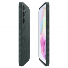 Kryt Spigen  Liquid Air na Samsung Galaxy A35 Temne zelená