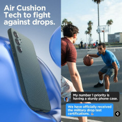Kryt Spigen  Liquid Air na Samsung Galaxy A35 Temne zelená