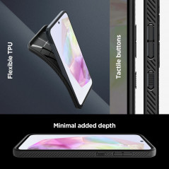 Kryt Spigen  Liquid Air na Samsung Galaxy A35 Matná čierna