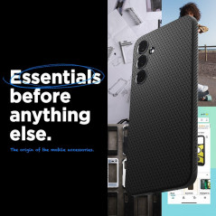 Kryt Spigen  Liquid Air na Samsung Galaxy A35 Matná čierna