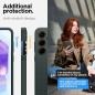 Kryt Spigen  Liquid Air na Samsung Galaxy A55 Temne zelená