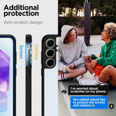 Kryt Spigen Ultra Hybrid na Samsung Galaxy A55 Krištáľovo čistý  Matná čierna