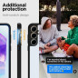 Kryt Spigen Ultra Hybrid na Samsung Galaxy A55 Krištáľovo čistý  Matná čierna