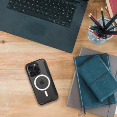 Peňaženkové puzdro Smart Mag Book na Apple iPhone 12 Pro Elegant  MagSAFE  Čierny