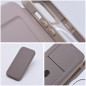 Peňaženkové puzdro Smart Mag Book na Apple iPhone 15 Pro Max Elegant  MagSAFE  Titanový