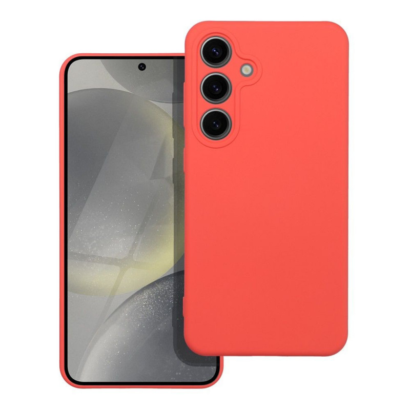 Kryt Silicone na Samsung Galaxy S24 Elegant  Broskyňový