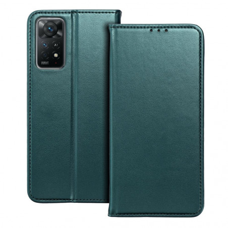 Peňaženkové puzdro Smart Magneto book na XIAOMI Redmi 13 4G Tmavo zelený