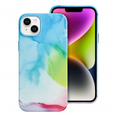 Kryt Leather Mag Cover na Apple iPhone 14 Plus Elegant MagSAFE Farebná škvrna