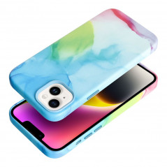 Kryt Leather Mag Cover na Apple iPhone 14 Plus Elegant MagSAFE Farebná škvrna