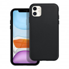 Kryt Leather Mag Cover na Apple iPhone 11 Elegant MagSAFE Čierny