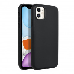 Kryt Leather Mag Cover na Apple iPhone 11 Elegant MagSAFE Čierny