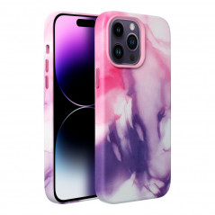 Kryt Leather Mag Cover na Apple iPhone 11 Elegant  MagSAFE  Fialová škvrna