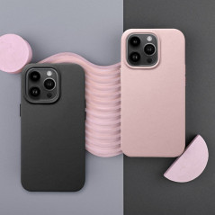 Kryt Leather Mag Cover na Apple iPhone 12 Elegant  MagSAFE  Čierny