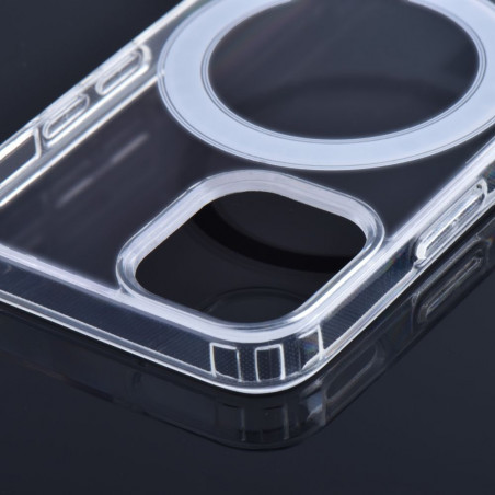 Kryt Clear Mag Cover na Apple iPhone 12 Pro MagSAFE  Transparentný