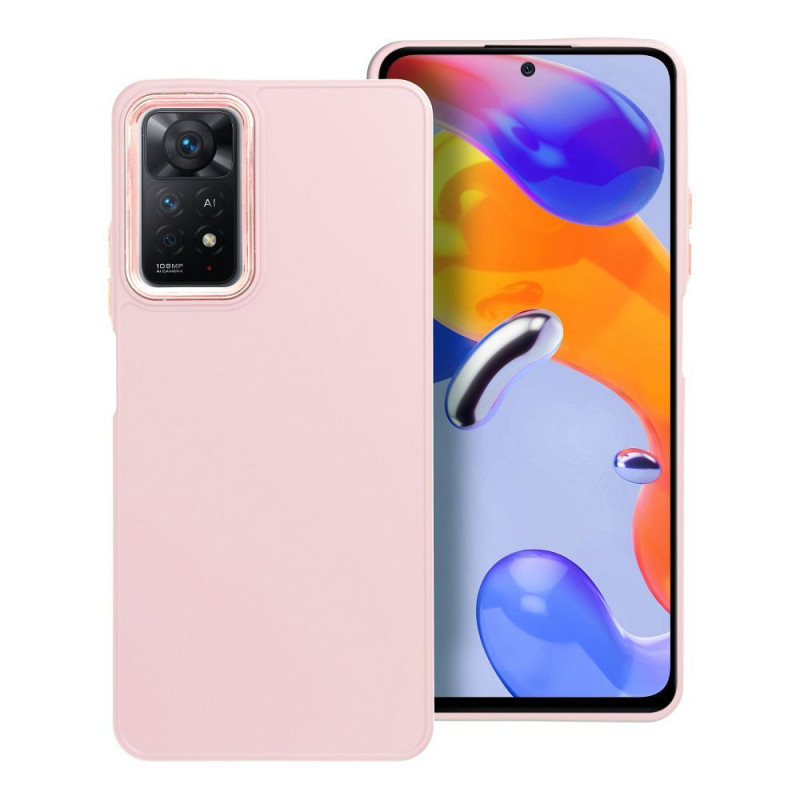Kryt FRAME na XIAOMI Redmi Note 11 Pro Elegant  Púdrovo ružový