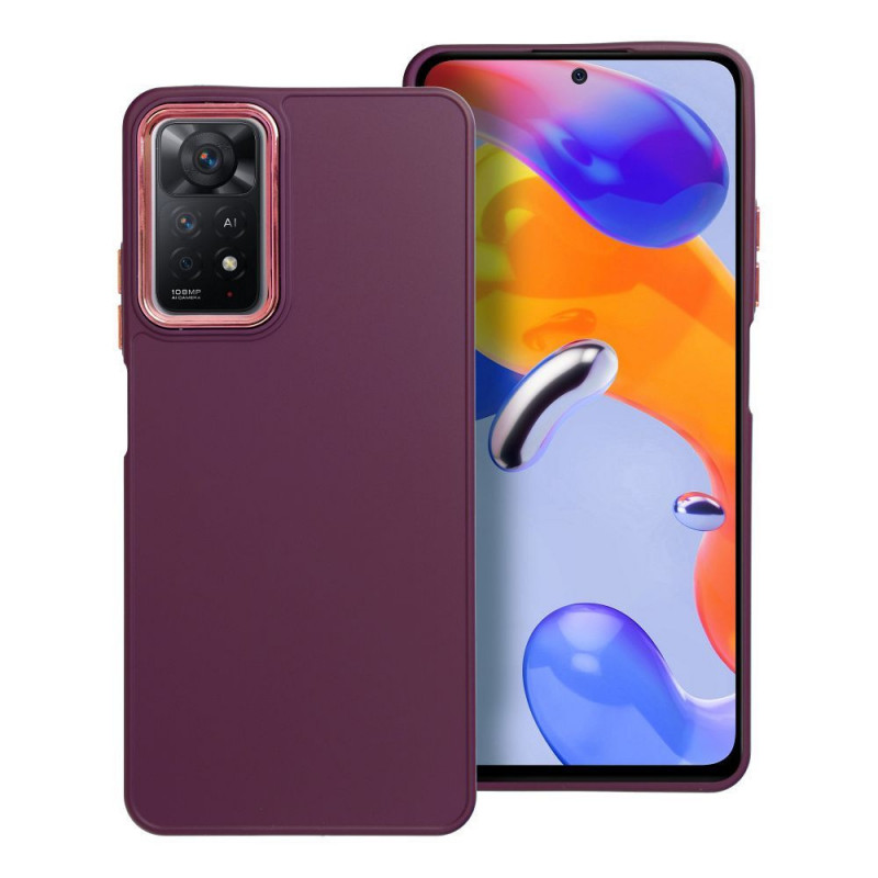 Kryt FRAME na XIAOMI Redmi Note 11 Pro 5G Elegant  Fialový (Purple)