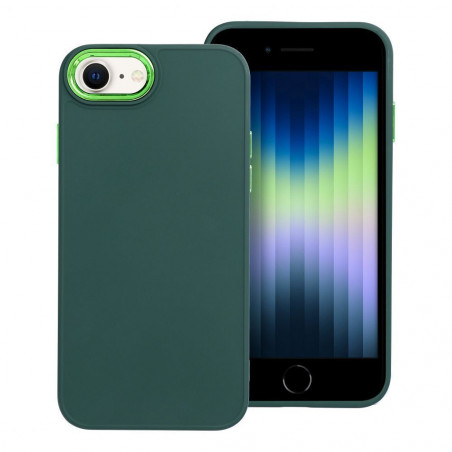 Kryt FRAME na Apple iPhone SE 2022 5G Elegant Zelený